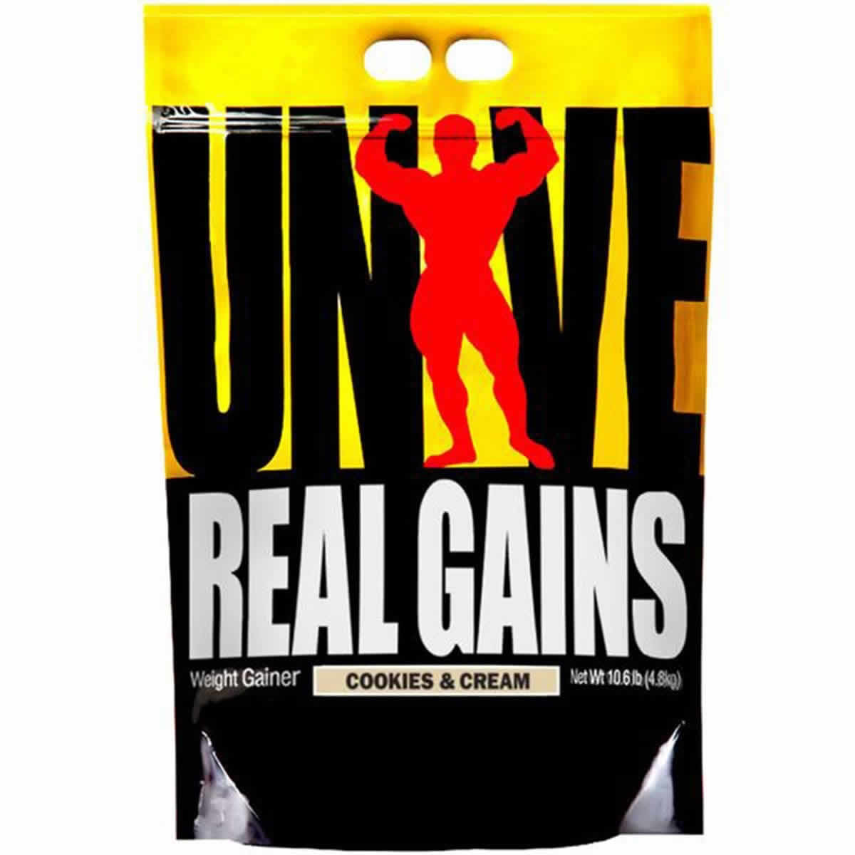 Universal Nutrition Real Gains Protein Mass Gainer - 10.6 lbs | Protein ...